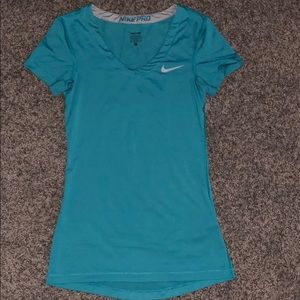 Nike Pro v-neck dri-fit shirt